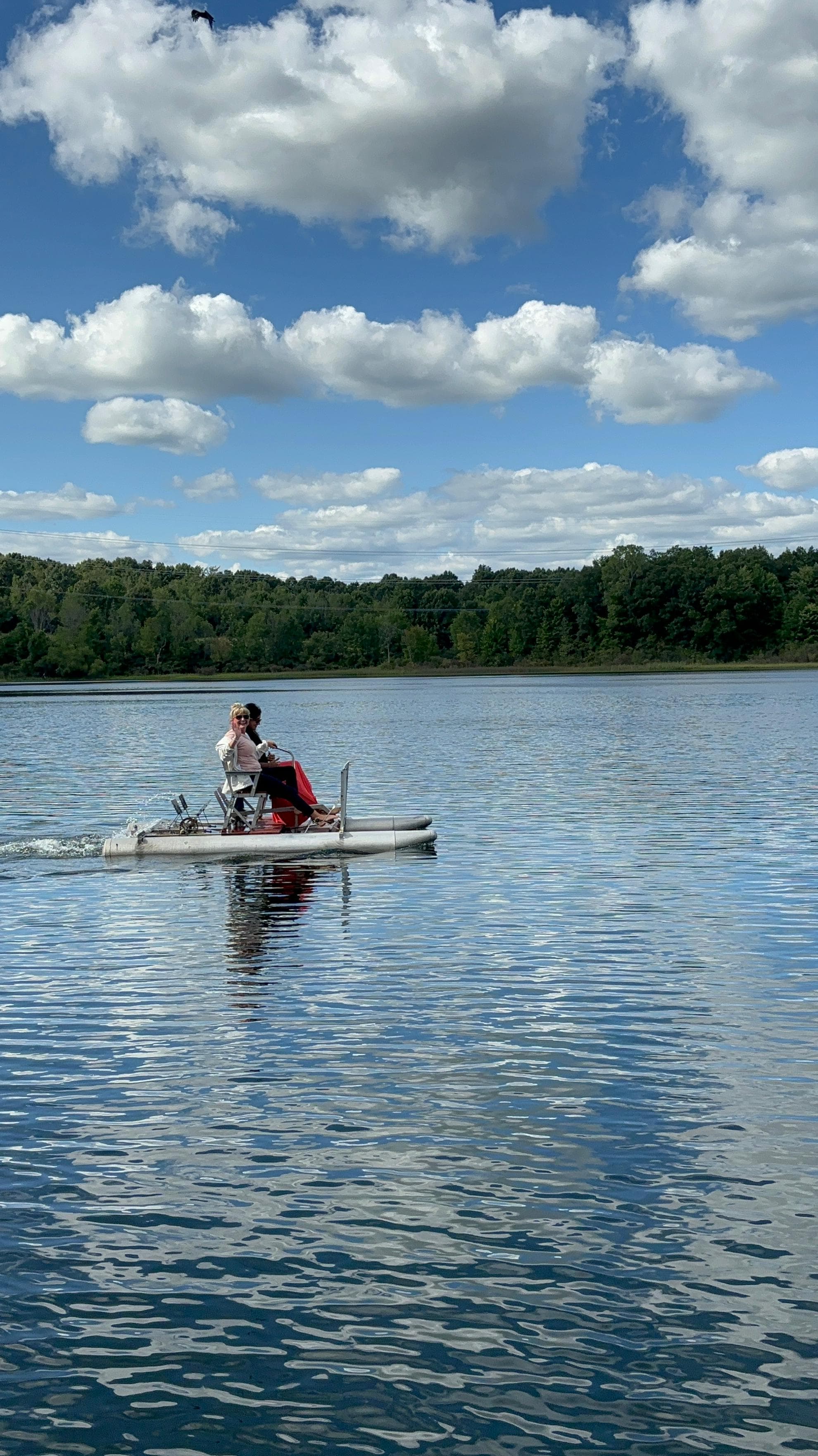 Peaceful moment at the retreat center